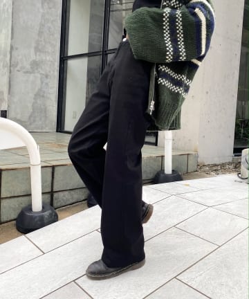 PTNツイルストレートパンツ