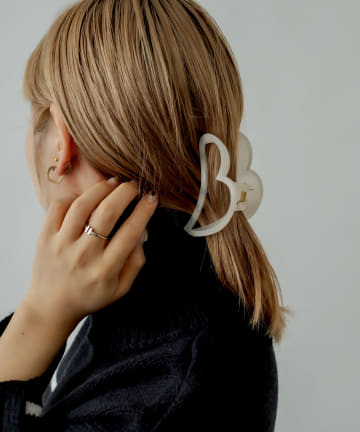 ハートヘアクリップ