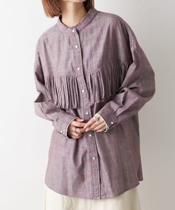 OUTLET(アウトレット) 【CIAOPANIC TYPY】フリンジウエスタンシャツ