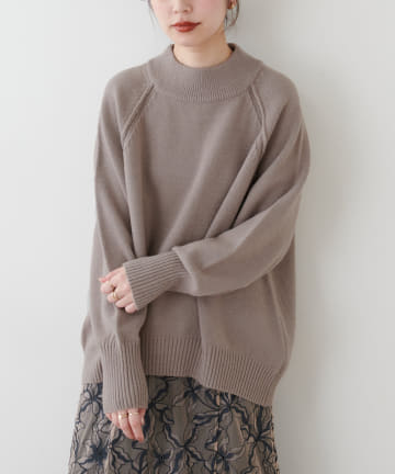 natural couture(ナチュラルクチュール) プチプララグランニット