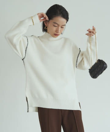 ハンドステッチニット