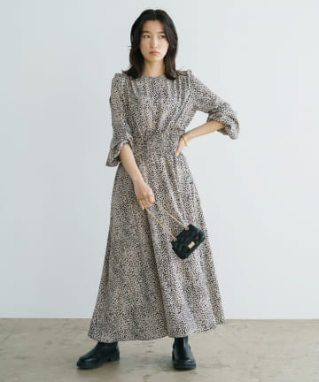 レオパードワンピース