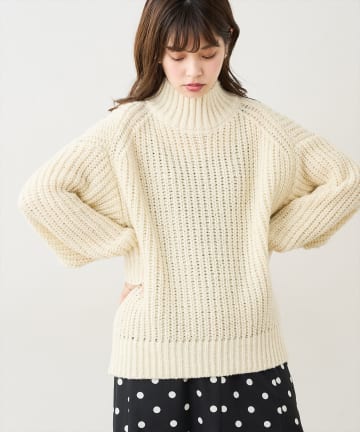 natural couture(ナチュラルクチュール) ざっくりゆるニット