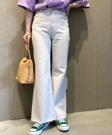 #【ROLLA’S/ローラス】イーストコーストクロップフレアデニム