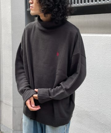 【U.S. POLO ASSN.】タートルネックニット