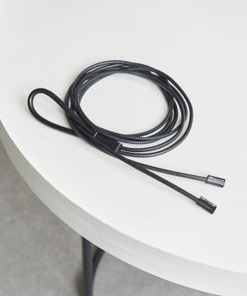 Whim Gazette(ウィム ガゼット) 【LEFIJE】レザーロープベルト