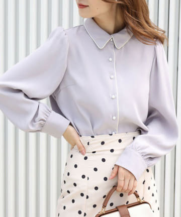 NICE CLAUP / OLIVE des OLIVE OUTLET(ナイスクラップ  / オリーブ デ オリーブ アウトレット) ＯＬ長袖ブラウス