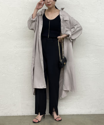 【Healthy.D/ヘルシーデニム】 Almond ロングワンピース LBE