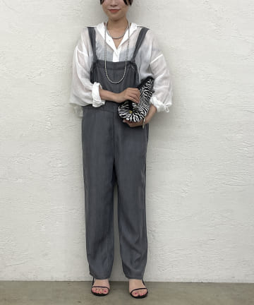 【Healthy.D/ヘルシーデニム】 Callaサロペット CGY