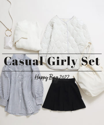 one after another NICE CLAUP(ワンアフターアナザー ナイスクラップ) 【Happy bag】Casual Girly Set