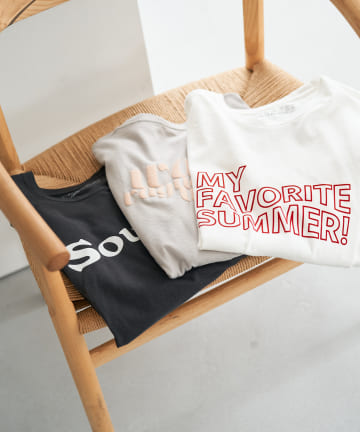 【フレーバーティー】MY FAVORITE SUMMER　ロゴTシャツ