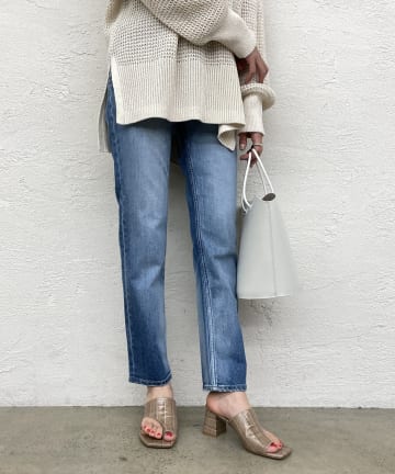 【YANUK/ヤヌーク】ストレートデニムパンツ BL-ANNETTE/アネット