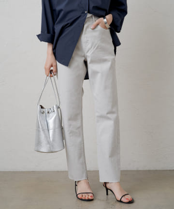 【YANUK/ヤヌーク】ハイウエストストレートデニム ANNETTE/アネット