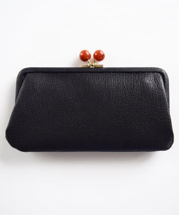 BIRTHDAY BAR(バースデイバー) 【perche ペルケ】がま口長財布 ヤギ革