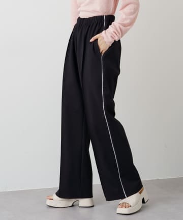 【WHIMSIC】PIPING TRACK PANTS