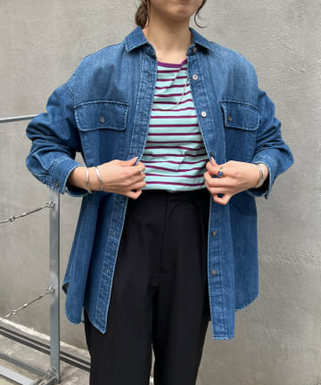 デニムBIGシャツ