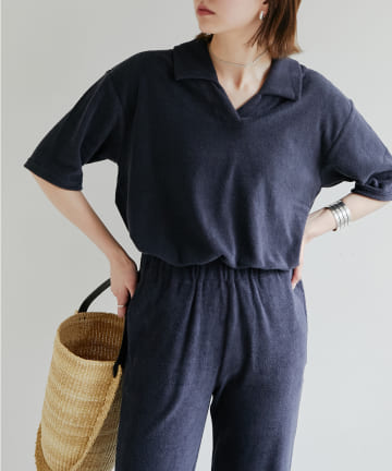 【 THING FABRICS 】スキッパートップス