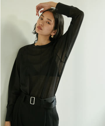 【CEPIE.】シアーラグランTシャツ