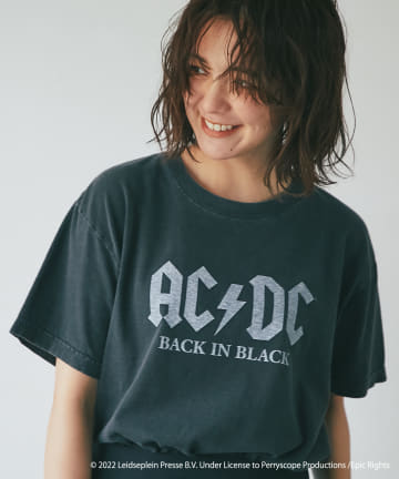 RIVE DROITE(リヴドロワ) 予約【GOOD ROCK SPEED】AC/DC ピグメントTシャツ