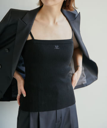 【Courreges】ニットタンクトップ