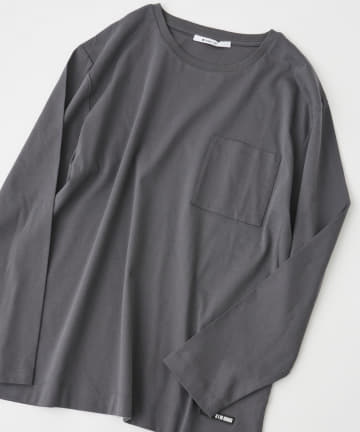 スマートポケット付き長袖Tシャツ