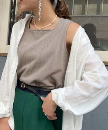 Chez toi(シェトワ) 前後2WAYジャガードタンク