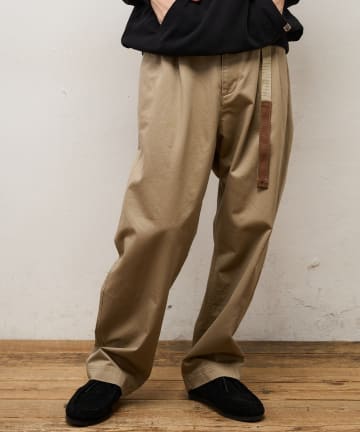 OUTLET(アウトレット) 【CIAOPANIC TYPY】ベルトチノワイドパンツ