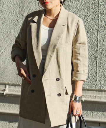 リネンダブルジャケット