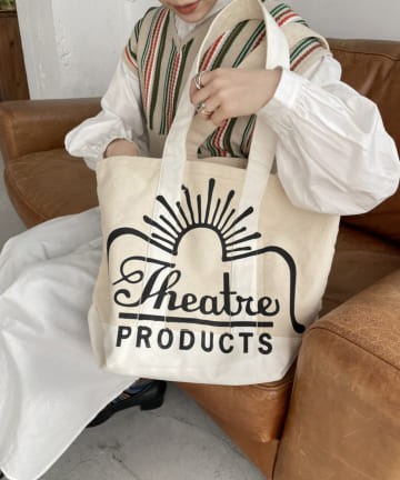 【THEATRE PRODUCTS/シアタープロダクツ】ロゴトートバッグ
