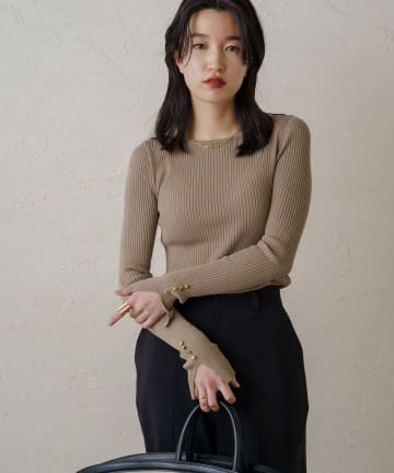 リブマリンニット