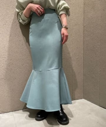 ツイルマーメイドスカート