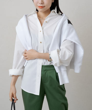 ライトサテンBIGシャツ