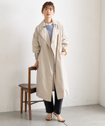 prose verse(プロズヴェール) 《WEB限定》【M/Lサイズ展開】キャンディスリーブナイロンコート