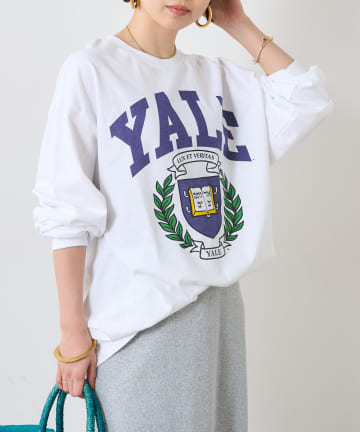 Omekashi(オメカシ) SUNNY SPORTS YALE 90s logo ロングTシャツ