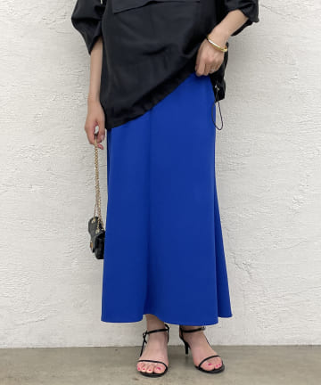 カットジョーゼットマーメイドスカート