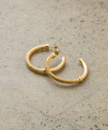 【SOKO/ソコ】 スネークフープピアス