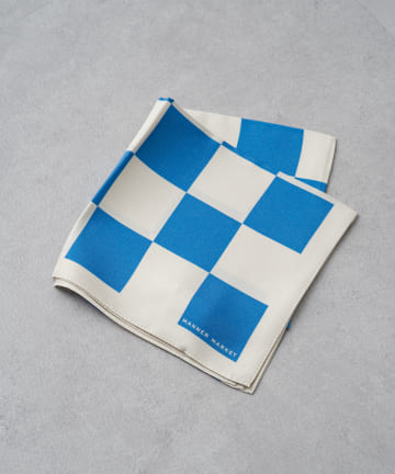 【MANNER MARKET/マナーマーケット】フラッグチェックスカーフ