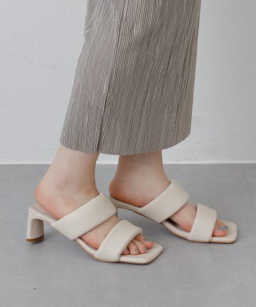 WEB・一部店舗限定 / パデッドヒールサンダル