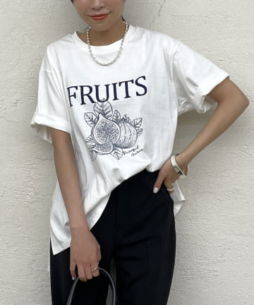 【CHIGON/シニヨン】フルーツTシャツ