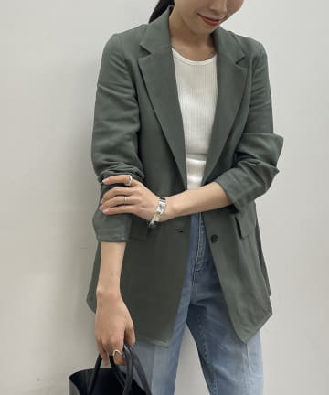 【TICCA /ティッカ】リネンジャケット