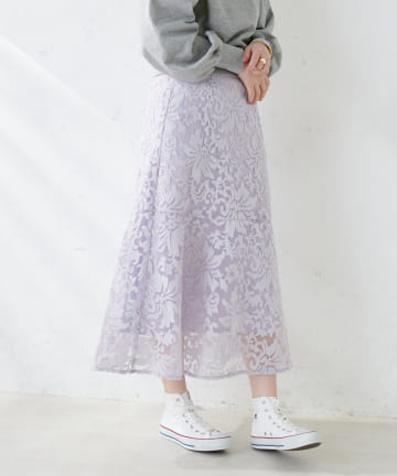 natural couture(ナチュラルクチュール) オリエンタル刺繍スカート