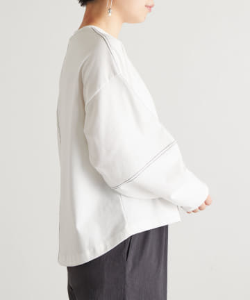 《新色追加》ステッチロングTシャツ
