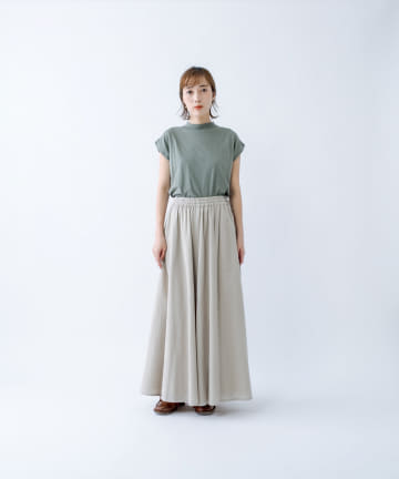 BLOOM&BRANCH(ブルームアンドブランチ) Phlannèl / Hard Twist Cotton Skirt