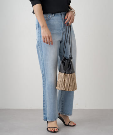 デニムワイドパンツ