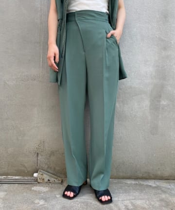 ベストとセットアップ可、サイドアジャストパンツ
