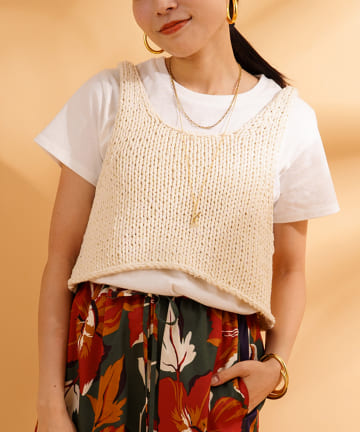 【odore/オドル】ロービングショートプルオーバー