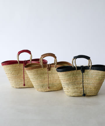 【fatima morocco】フチレザーロープバッグ