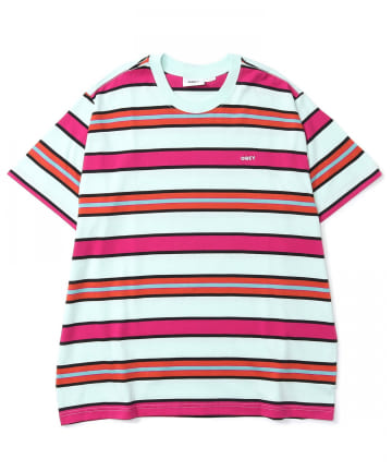 【OBEY】 VALENCIA STRIPE TEE SS