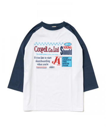 COOPER FACT LTDラグランTEE