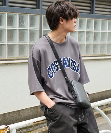 ダイバーポンチグラフックTシャツ/オーバーサイズ
